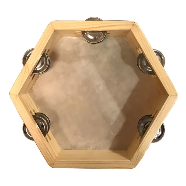 PANDERETA 8 HEXAGONAL (FOLCKORE) MODELO PAX-8RMX