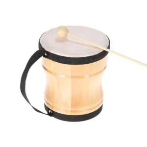 TAMBOR DE MADERA INFANTIL CON MAZO MODELO KD-6