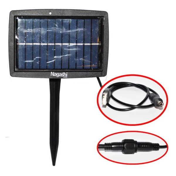 FOCO LED 10W - PANEL SOLAR 24V MODELO CYE-10PS NAGASHI