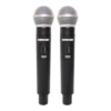 MICROFONO INALAMBRICO DE MANO DOBLE UHF/FQ VARIABLE MOD.MKU-5000N MEKSE