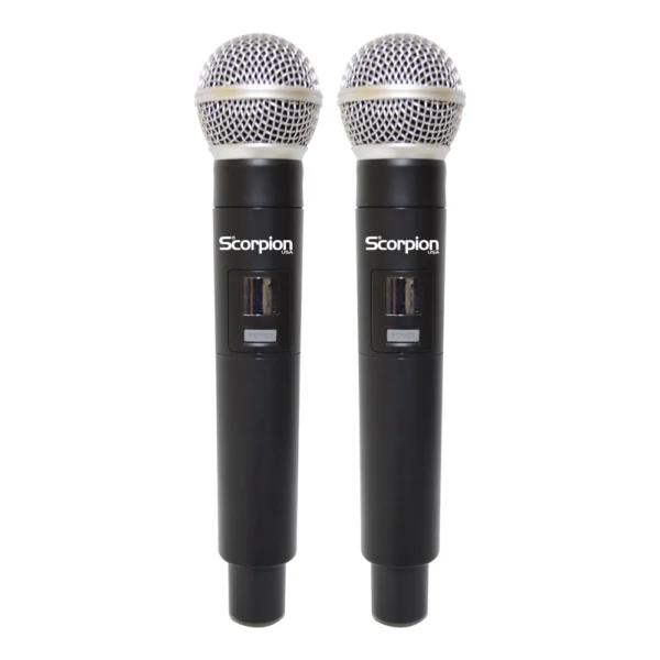 MICROFONO INALAMBRICO DE MANO DOBLE UHF/FQ VAR. SMU-N5000 SCORPION