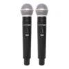 MICROFONO INALAMBRICO DE MANO DOBLE UHF/FQ VARIABLE NEO CPMU-5000 CARVERPRO