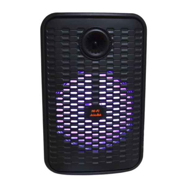 PARLANTE PORTATIL 12 BT/MP3/FM/LED + 2 MICROFONOS BESTAMERICA PS-12250