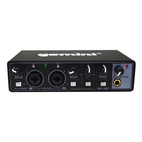 INTERFAZ DE AUDIO PRE AMP. 2 CANALES-USB C/PHANTOM M