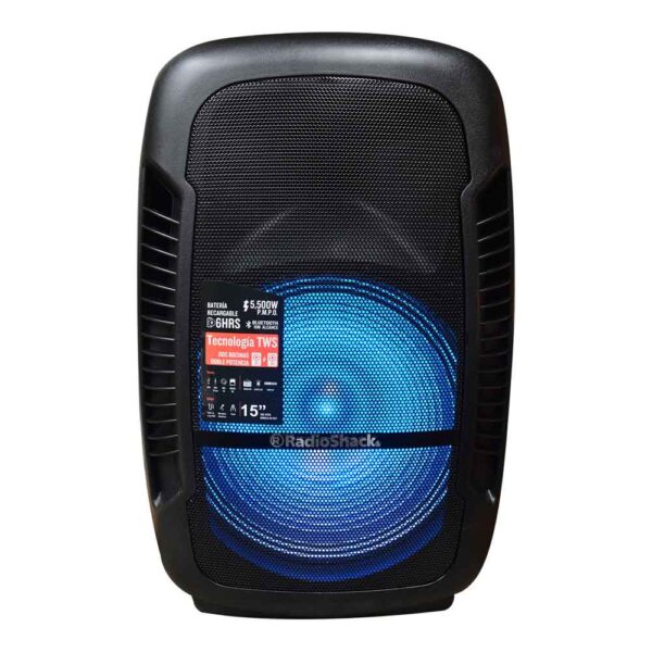 SET AMPLIFICACION  CAJA ACTIVA PARLANTE 15+STAND+MICROFONO