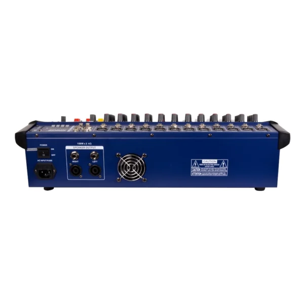 CONSOLA POWER MIXER 12CH BLUETOOTH-MP3+ USB CPM-1200 CARVERPRO
