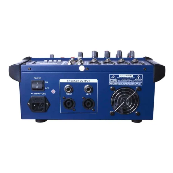 CONSOLA POWER MIXER 4CH BLUETOOTH + USB UKS-4USB MEKSE