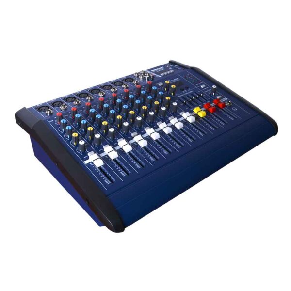 CONSOLA POWER MIXER 8CH BLUETOOTH + USB  UKS-8USB MEKSE