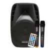 080MIX2015(1) CAJA ACUSTICA PARLANTE PORTATIL 15 C/2MIC. MODELO CBT-15-2MIC MEKSE