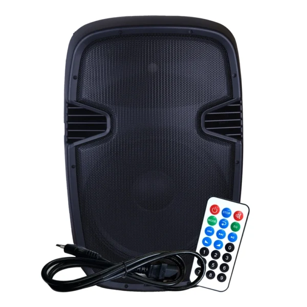 CAJA ACUSTICA PARLANTE ACTIVA 15"300W 2 IN/ BT USB RADIO MP3 SCA-1515 MEKSE