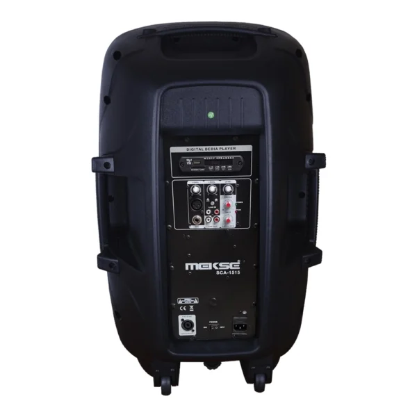 CAJA ACUSTICA PARLANTE ACTIVA 15"300W 2 IN/ BT USB RADIO MP3 SCA-1515 MEKSE