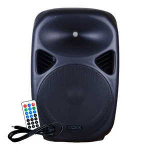 CAJA ACUSTICA PARLANTE ACTIVA 15"300W 2 IN/BT/ USB RADIO MP3 LCSW-1519 COXX