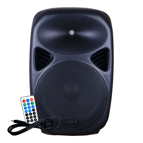 CAJA ACUSTICA PARLANTE ACTIVA 15"300W 2 IN/BT/ USB RADIO MP3 LCSW-1519 COXX