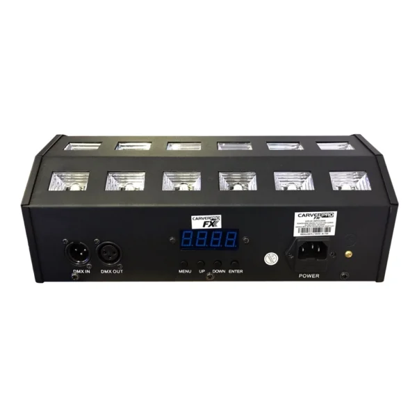 LED UV DMX 80W 24X3W MODELO J6-750 CARVERPRO