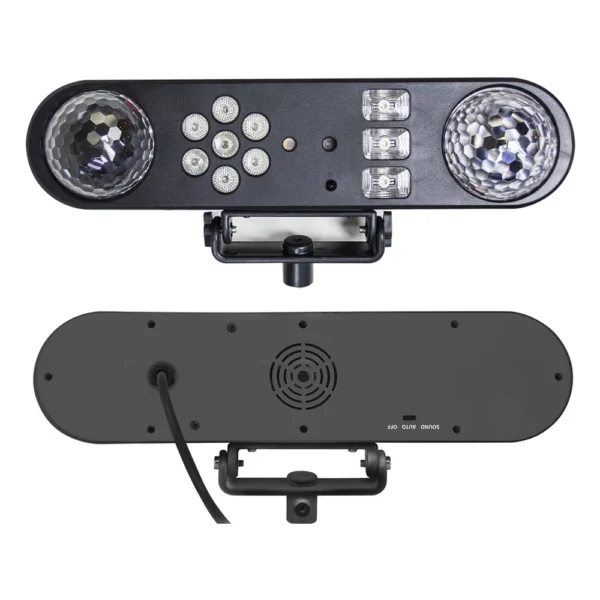 SET BARRA 2 MAGIC BALL+1 PAR RGB+1 UV + ATRIL FX-S