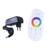 095NOR8046(3) LAMPARA ALUMINIO BLANCA DE PIE LED RGB + CONTROL