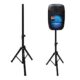 SET AMPLIFICACION  CAJA ACTIVA PARLANTE 15+STAND+MICROFONO