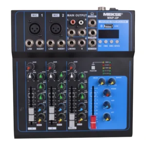 MIXER PASIVO BT/USB 2+2 (4CANALES) MEKSE MNP-4P