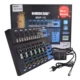 MIXER PASIVO BT/USB 5+2 (7CANALES) MEKSE MNP-7C