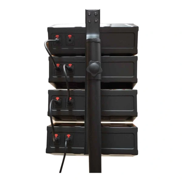 PARLANTE ARRAY SUB12+4 SATS 550W RMS 1500W MAX + ATRIL CIPRIANI VORTEX CAR 124BT