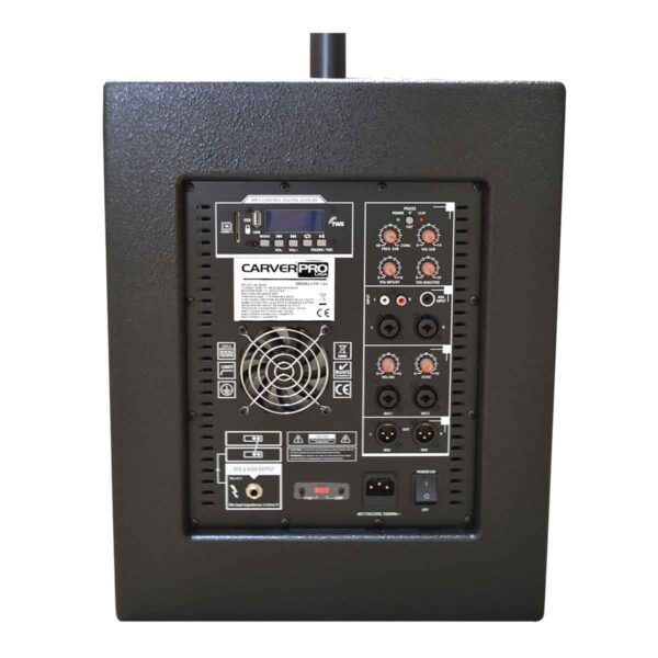 080MIX0084 (4) SISTEMA ARRAY SUB12+4 SATS 550W RMS 1500W MAX CARVERPRO CSR-124