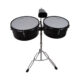 1 TIMBALETA 13+14 NEGRA INCLUYE CENCERRO Y ATRIL TSC-1314BK SCORPION