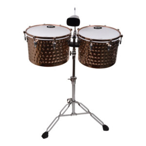 TIMBALES HQ 15+14 CON CENCERRO GOLDEN MART TIM-1415GD RMX
