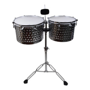 TIMBALES HQ 15+14 CON CENCERRO SILVER MART DR-2SL SCORPION