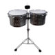 1 TIMBALES HQ 15+14 CON CENCERRO SILVER MART DR-2SL SCORPION