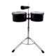 1 TIMBALETA 10+11 NEGRA INCLUYE CENCERRO Y ATRIL TSC-1011BK SCORPION