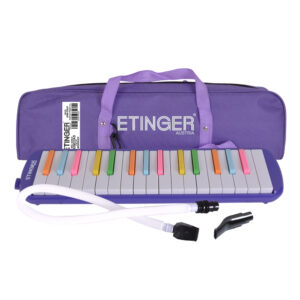 MELODICA 32 NOTAS MORADA TECLAS MULTICOLOR ERN-320 ETINGER