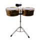 TIMBALETA 13+14 DORADA INCLUYE CENCERRO Y ATRIL XRD-1314GD RMX