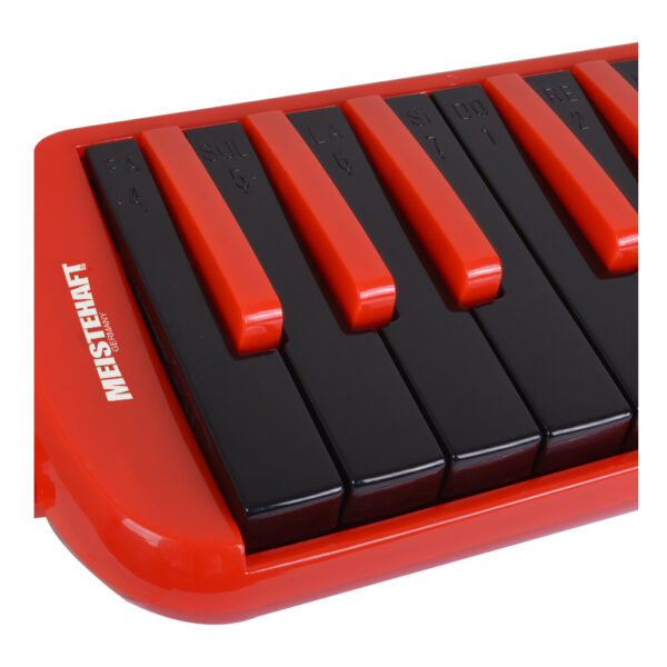 MELODICA 32 NOTAS ROJO TECLAS NEGRAS MLA-32 MEISTEHAFT