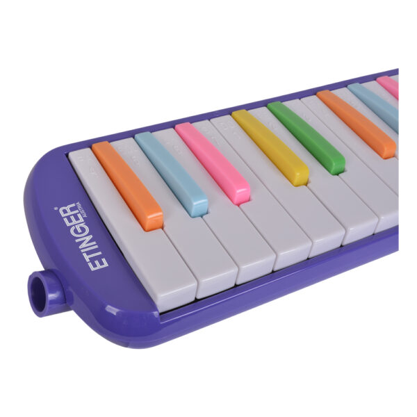 MELODICA 32 NOTAS MORADA TECLAS MULTICOLOR ERN-320 ETINGER