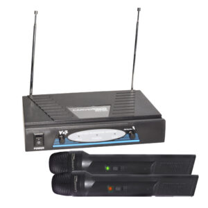 SISTEMA INALAMBRICO DE MANO DOBLE VHF CARVERPRO