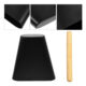 CENCERRO DE MANO 7 PULGADAS NEGRO CON BAQUETA RMX BHND-7B