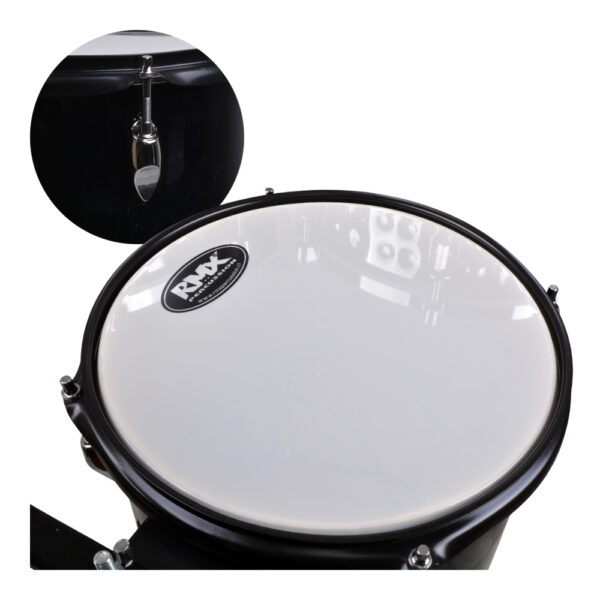 TIMBALETA DE MADERA 10+11 NEGRA XRD-1011BK RMX