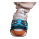 PANDERO PIE 4 SONAJAS ELASTICADO AZUL STK-1200 SCORPION