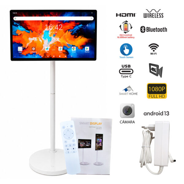 PANTALLA LCD, MONITOR INTERACTIVO, TABLET PORTATIL GEMINI 23.8 FHD 8GB/128GB