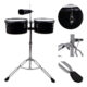 TIMBALETA DE MADERA 10+11 NEGRA XRD-1011BK RMX