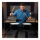 5 TIMBALETA 10+11 NEGRA INCLUYE CENCERRO Y ATRIL TSC-1011BK SCORPION