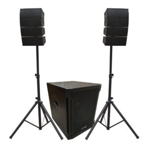 SISTEMA ARRAY SUB18+8 SATS 700W RMS 2000W C/ATRIL CARVERPRO