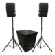 SISTEMA ARRAY SUB18+8 SATS 700W RMS 2000W C/ATRIL GEMINI