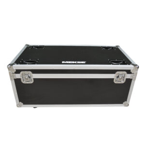 Case Rack Madera Con Ruedas Negro 1050x560x520 Cw-100 Mekse