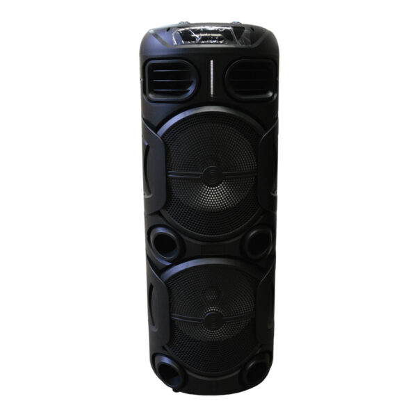 1 PARLANTE PORTATIL 2X12" BT/MP3/FM/LED MIC SING-E SP-12250