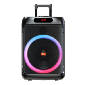 PARLANTE PORTATIL 15" 50W LEDS, MIC, BT SING-E ZQS15126