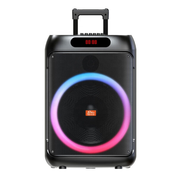 PARLANTE PORTATIL 15" 50W LEDS, MIC, BT SING-E ZQS15126