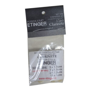 1 SET DE 17PCS DE ZAPATILLAS PARA CLARINETE ETINGER