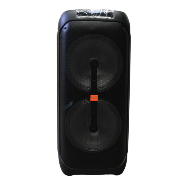 PARLANTE PORTATIL 2X12" 50W LEDS, MIC, BT SING-E ZQS12217