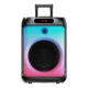 PARLANTE PORTATIL 15" 50W LEDS, MIC, BT SING-E ZQS15125